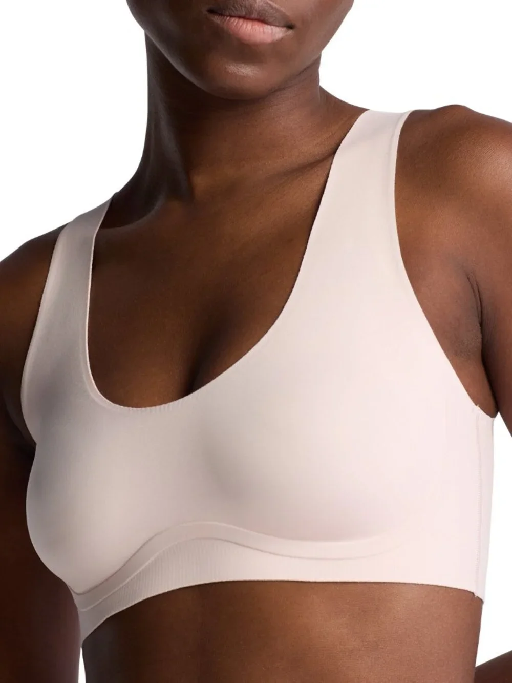#2195 Calvin Klein Women's Invisibles Gel Wire Lightly Lined Bralette - Pink